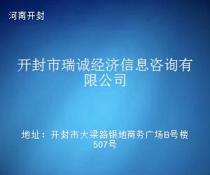 開封市瑞誠經(jīng)濟(jì)信息咨詢 專業(yè)商務(wù)信息咨詢的領(lǐng)航者